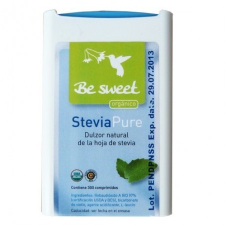 Estevia en pastillas ecológica 300x de Be Sweet - Ecoalimentaria