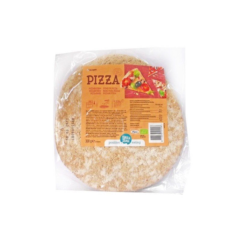 Bases de pizza de trigo ecológicas 300 g de Terrasana - Ecoalimentaria
