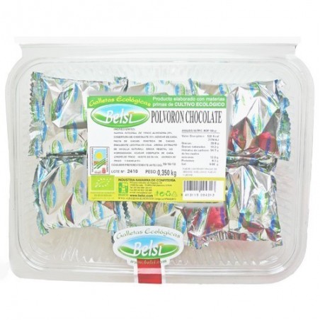 Polvorons de xocolata ecològics 350 g de Belsi - Ecoalimentaria