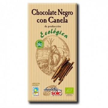 Chocolate negro con canela bio 100 g Chocolates Solé - Ecoalimentaria