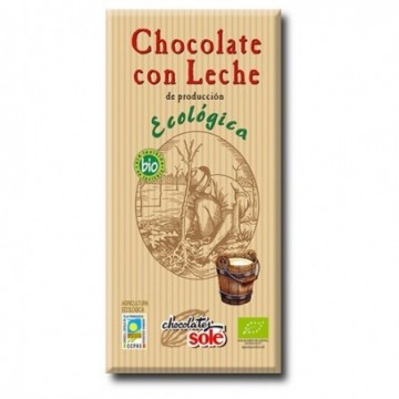 Xocolata amb llet ecològica 100 g de Chocolates Solé - Ecoalimentaria
