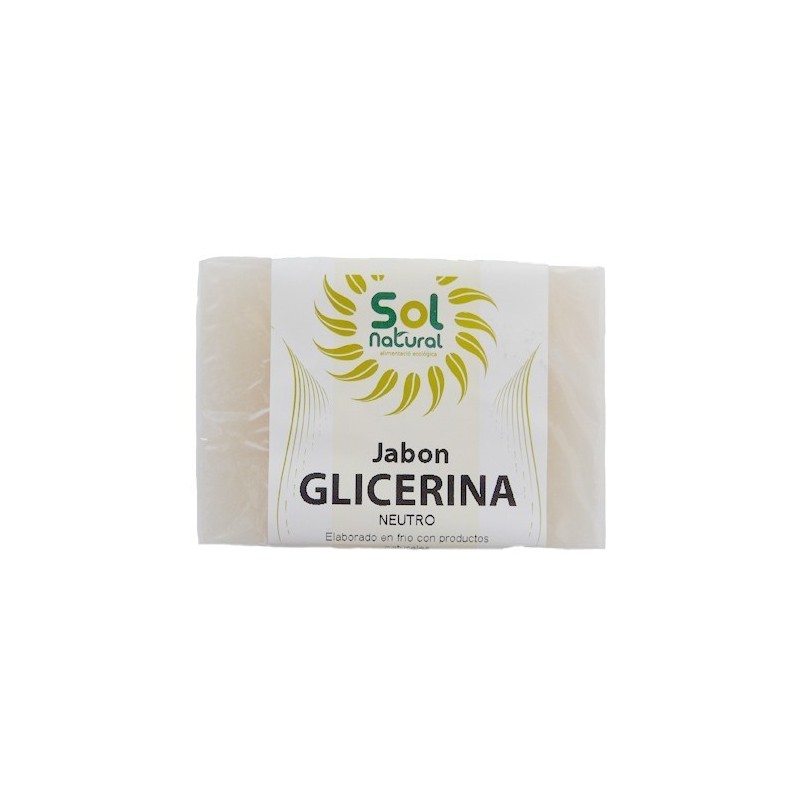 Jabón de glicerina 100 g Sol Natural - Ecoalimentaria