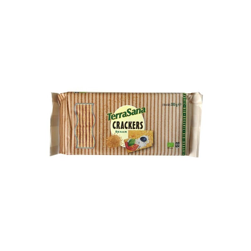 Crackers de sèsam ecològics 300 g de Terrasana - Ecoalimentaria
