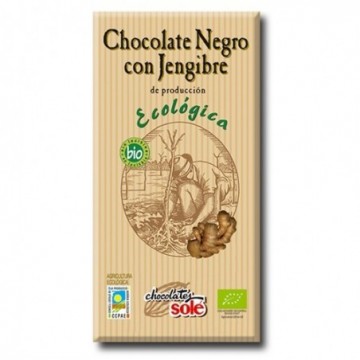 Xocolata negra amb gingebre bio 100 g Chocolates Solé - Ecoalimentaria