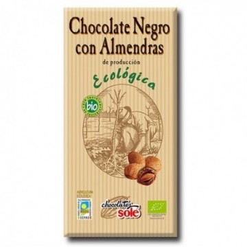 Chocolate negro con almendras bio 150 g de Ch. Solé - Ecoalimentaria