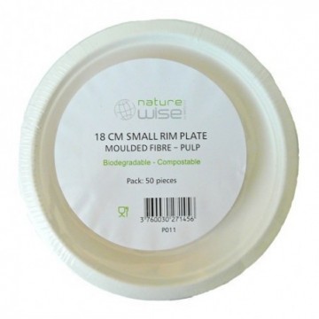 Platos compostables 50x - Ecoalimentaria