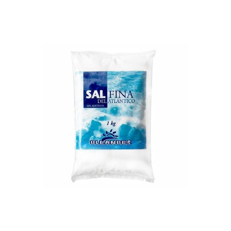 Sal atlàntica fina 1 Kg de Oleander - Ecoalimentaria