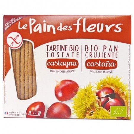 Pa cruixent de castanya bio 150 g Le Pain des Fleurs - Ecoalimentaria