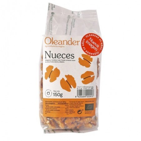 Nueces ecológicas 150 g de Oleander - Ecoalimentaria