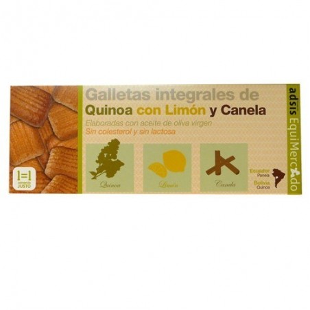 Galletas de quinoa con limón y canela bio EquiMercado - Ecoalimentaria
