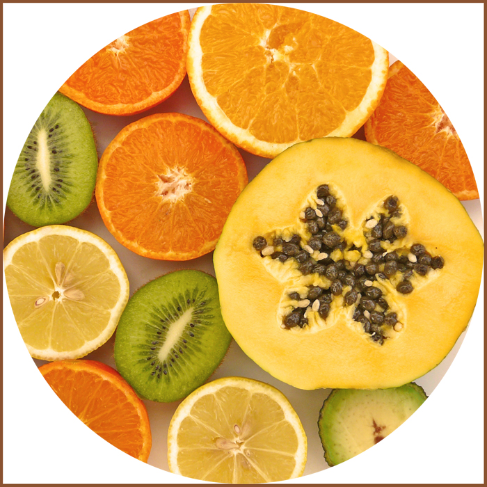 Frutas ecológicas fuente de vitaminas